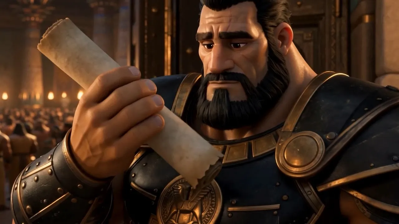 Arioch reads the canceled order — and breathes again